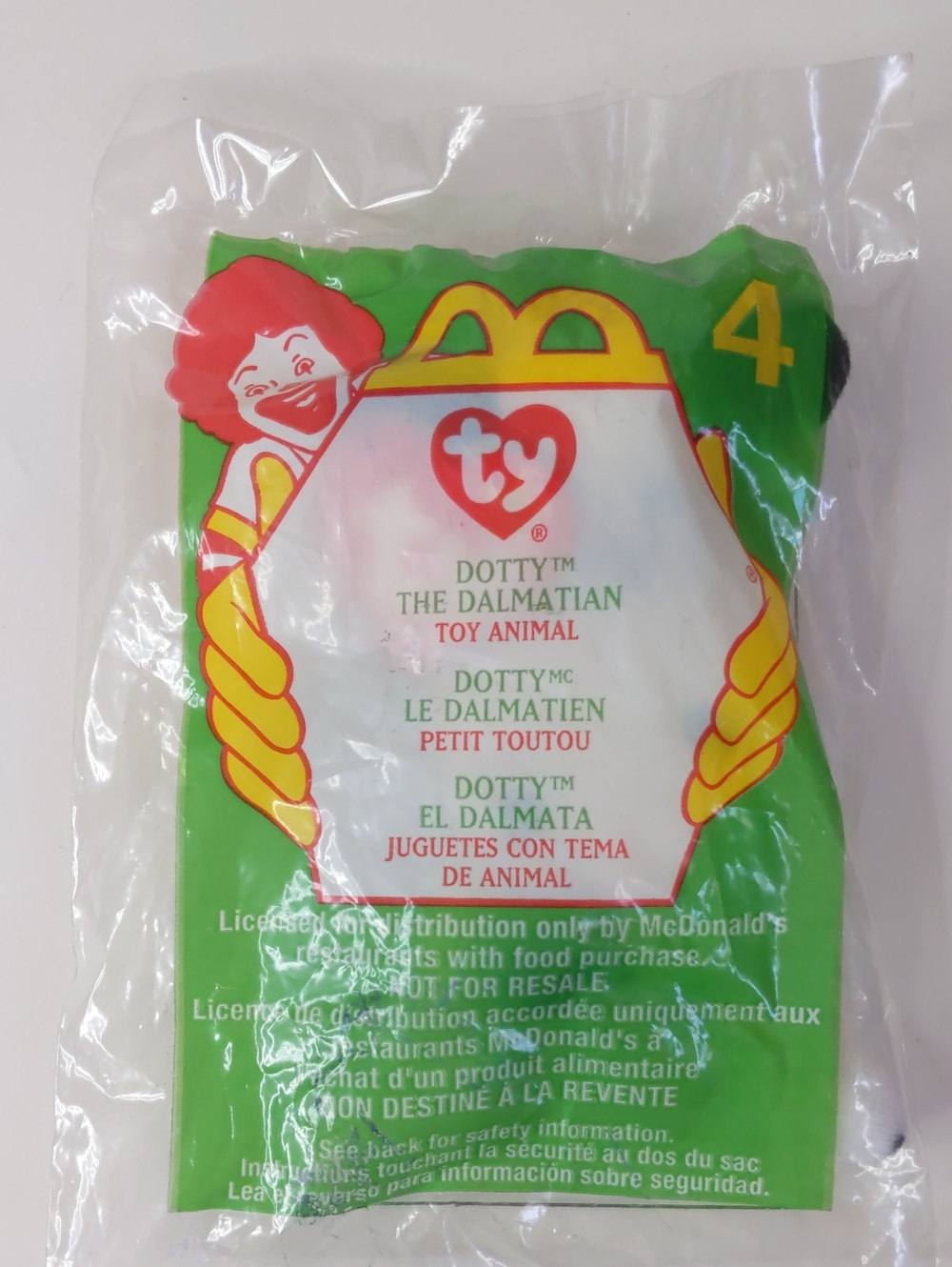 McDonald’s Ty Dotty The Dalmatian Toy #4